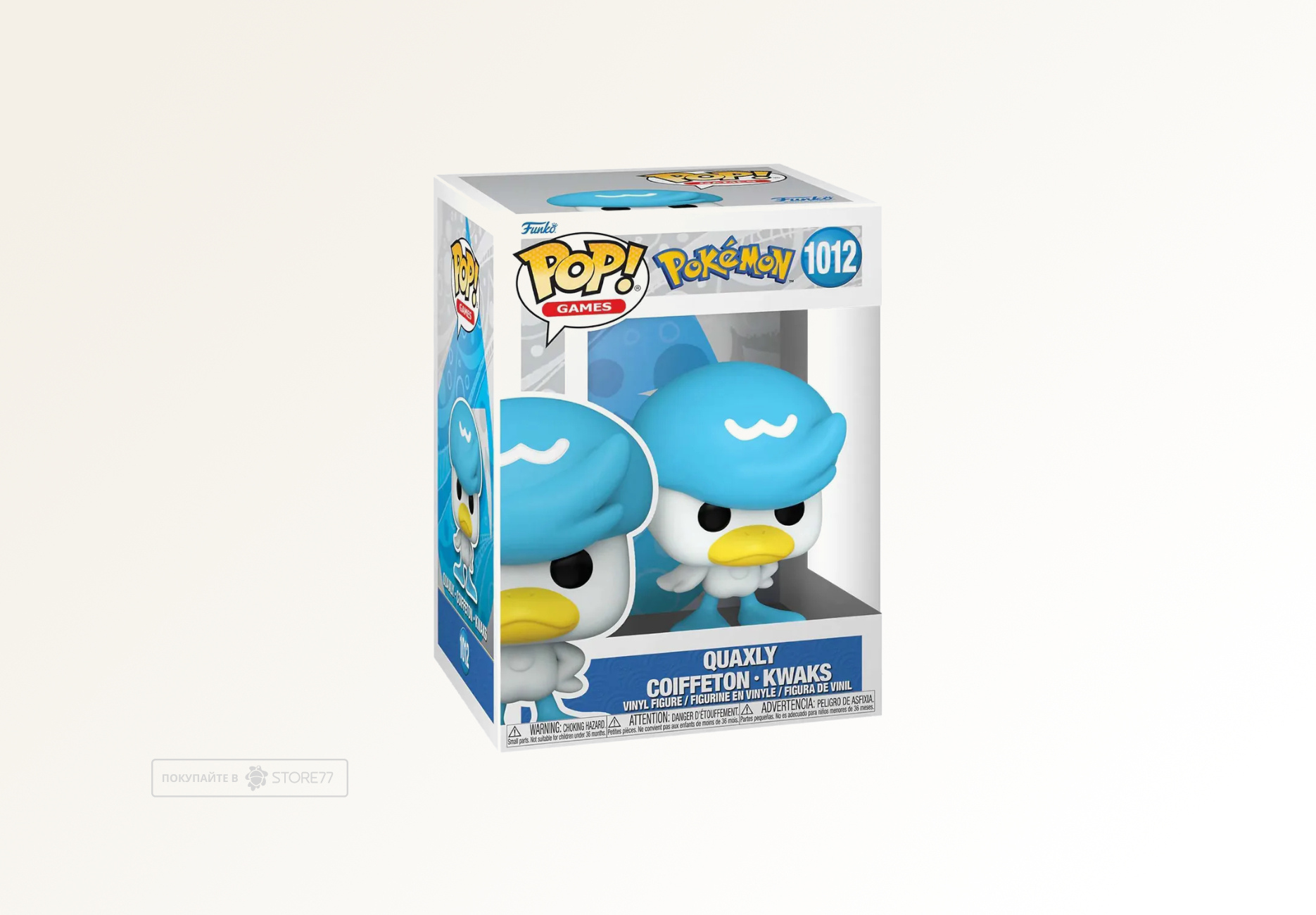 Фигурка Funko POP! Games Pokemon Quaxly (EMEA) (1012)