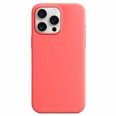 Чехол Protect для iPhone 15 Pro Max Magsafe Silicon Case (Guava)