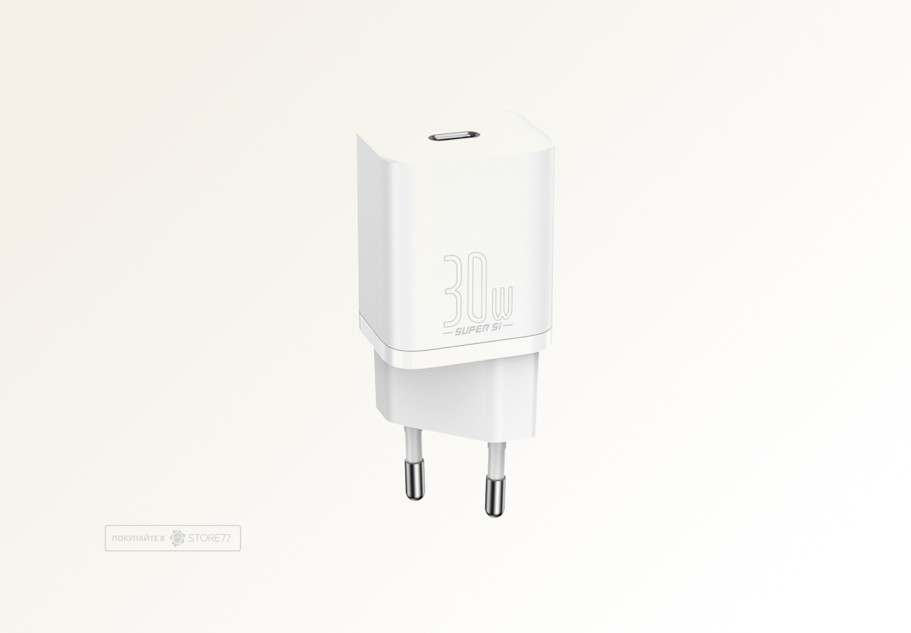 Сетевое зарядное устройство Baseus Super Si 30W USB-C, QC (Белый)