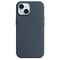 Чехол Protect для iPhone 15 Magsafe Silicon Case (Storm Blue)