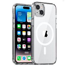 Чехол Gurdini Alba Series with MagSafe для iPhone 15 (Прозрачный)