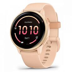 Умные часы Garmin VIVOACTIVE 6 42mm (Pink Dawn)