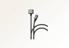 Кабель VLP Cable USB-C - MagSafe, 2.0м (Cерый космос)