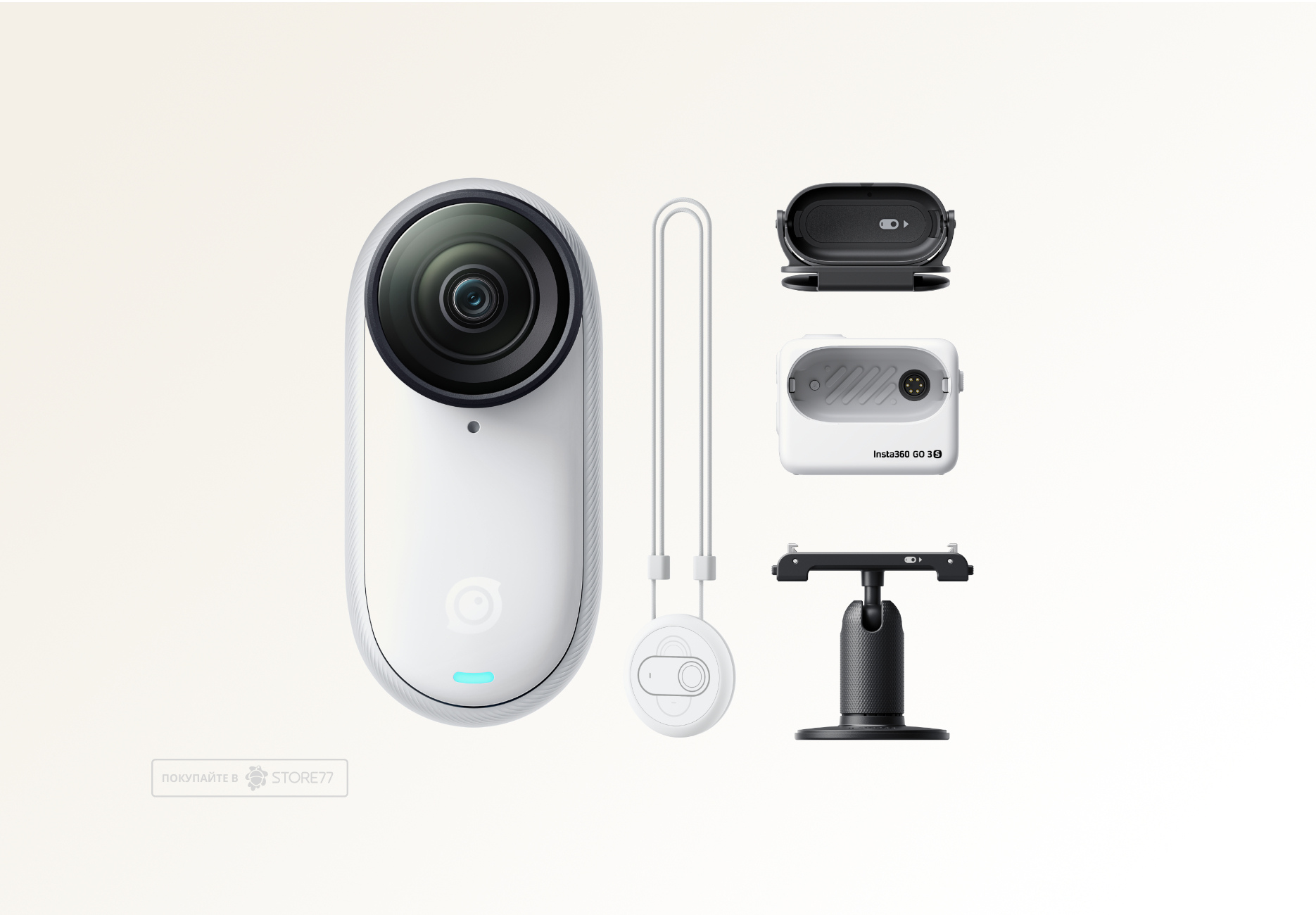 Экшн-камера Insta360 GO 3S 128GB (White)