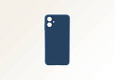 Чехол силиконовый Silicon Cover для Samsung Galaxy A07 (Синий)