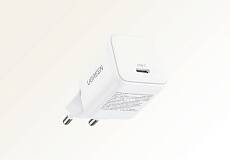 Сетевое зарядное устройство UGREEN X512 Mini 20W GaN USB-C (Белое)