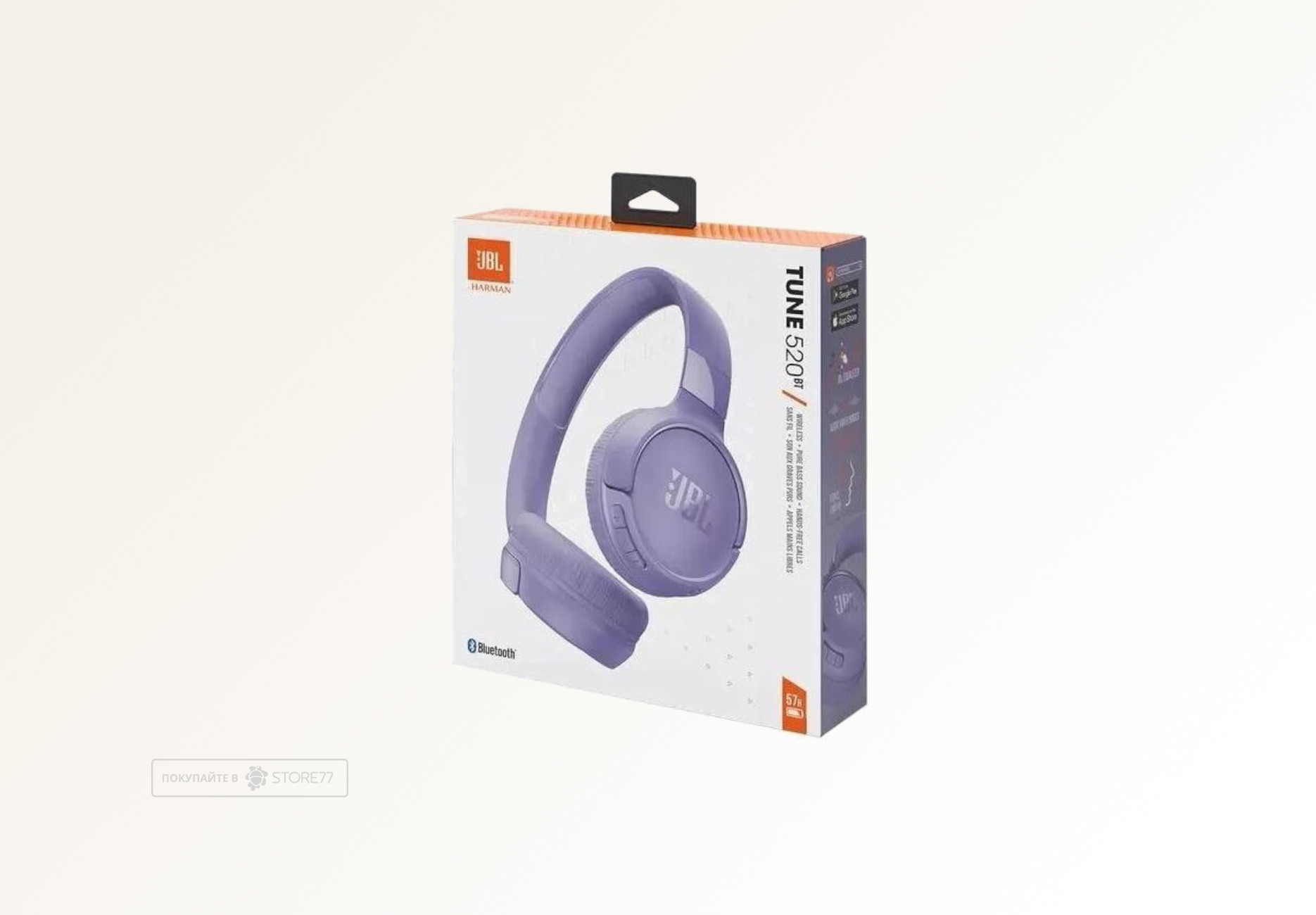 Беспроводные наушники JBL Tune 520BT (Фиолетовые)