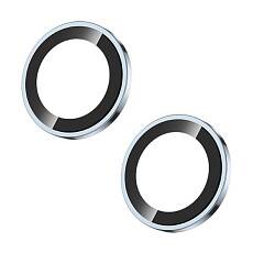 Защитное стекло Remax на линзы камер для iPhone 16/16 Plus (Blue)