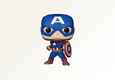 Фигурка Funko POP! Bobble Marvel New Classics Captain America (1419)