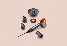 Фен Dyson Supersonic HD07 (Яркий никель/Медный) Вилка EU