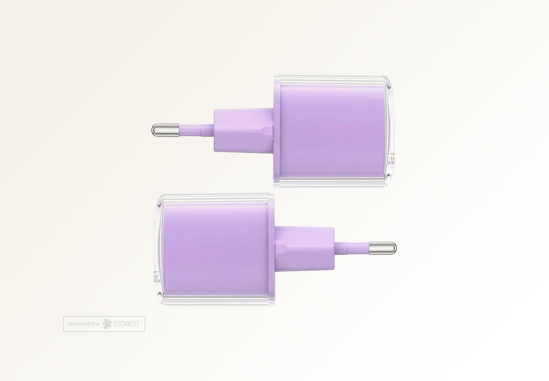 Сетевое зарядное устройство ACEFAST A53 Sparkling PD30W GaN USB-C (Фиолетовое)