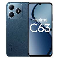 Телефон Realme C63 8/256Gb (Кожаный синий)