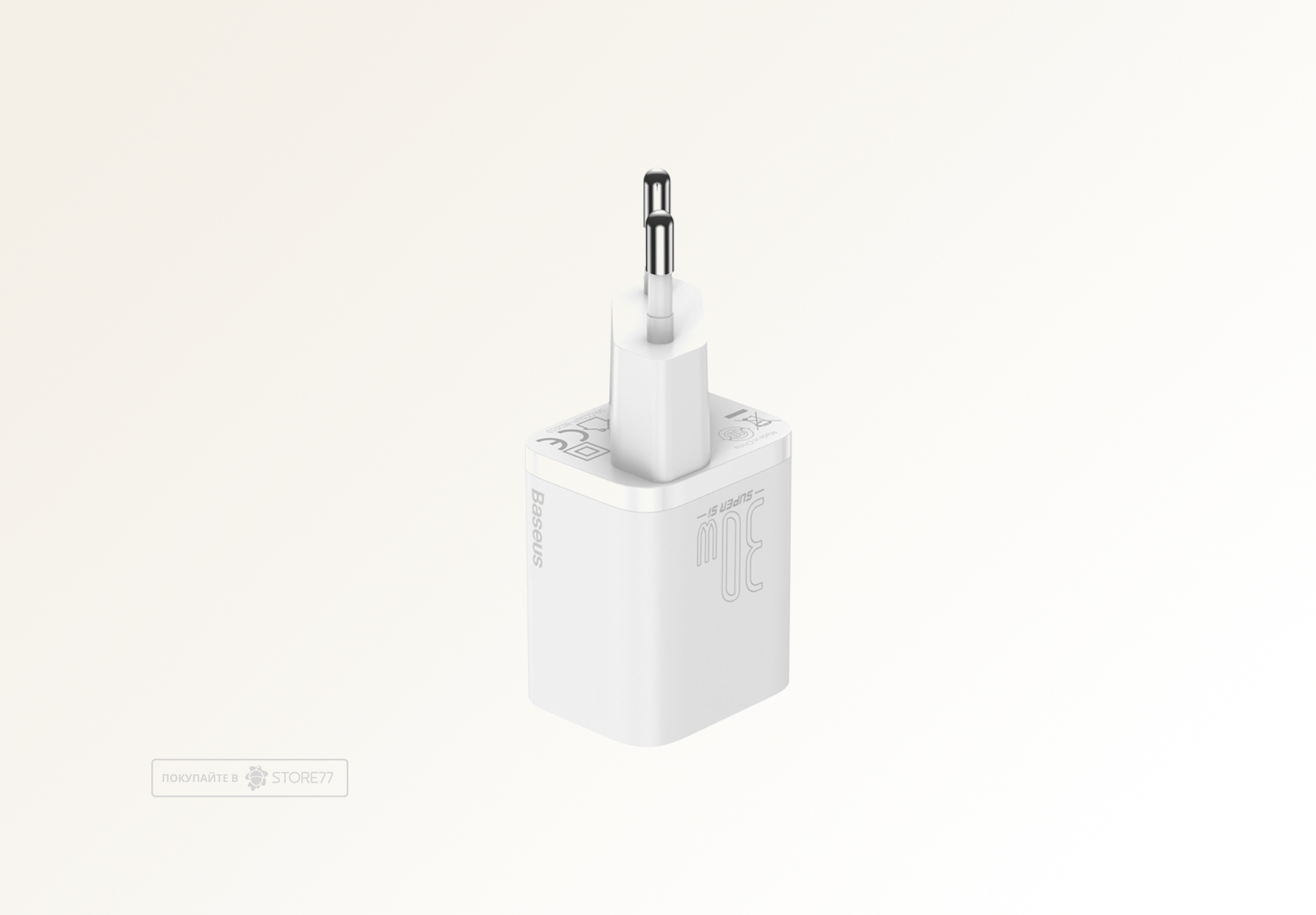 Сетевое зарядное устройство Baseus Super Si 30W USB-C, QC (Белый)
