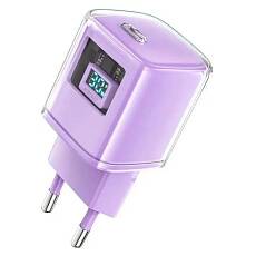 Сетевое зарядное устройство ACEFAST A53 Sparkling PD30W GaN USB-C (Фиолетовое)