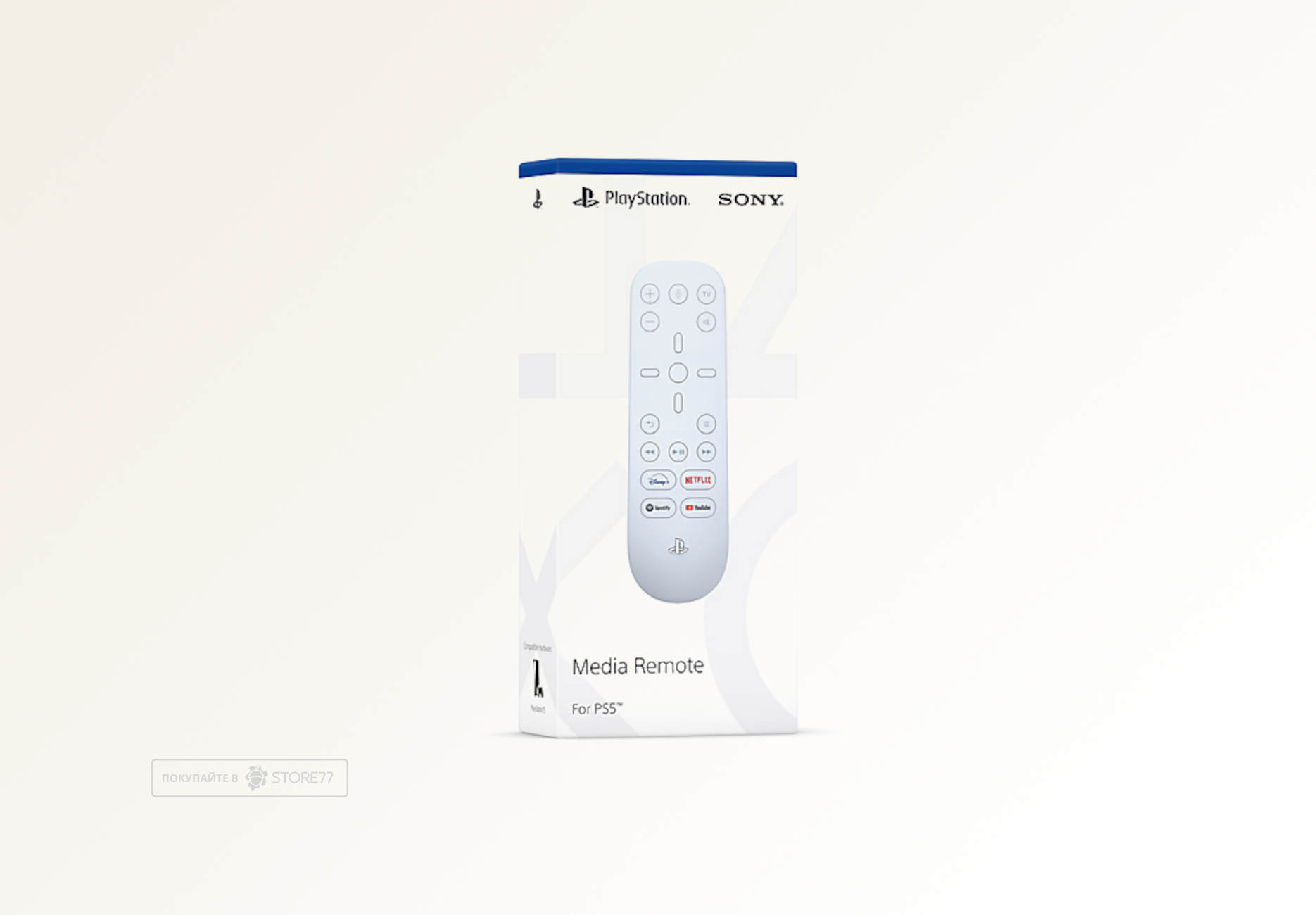 Пульт ДУ Sony Media Remote для PS5 (Белый)