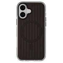Чехол Gurdini Ocean Case with MagSafe для iPhone 16 (Черно-прозрачный)