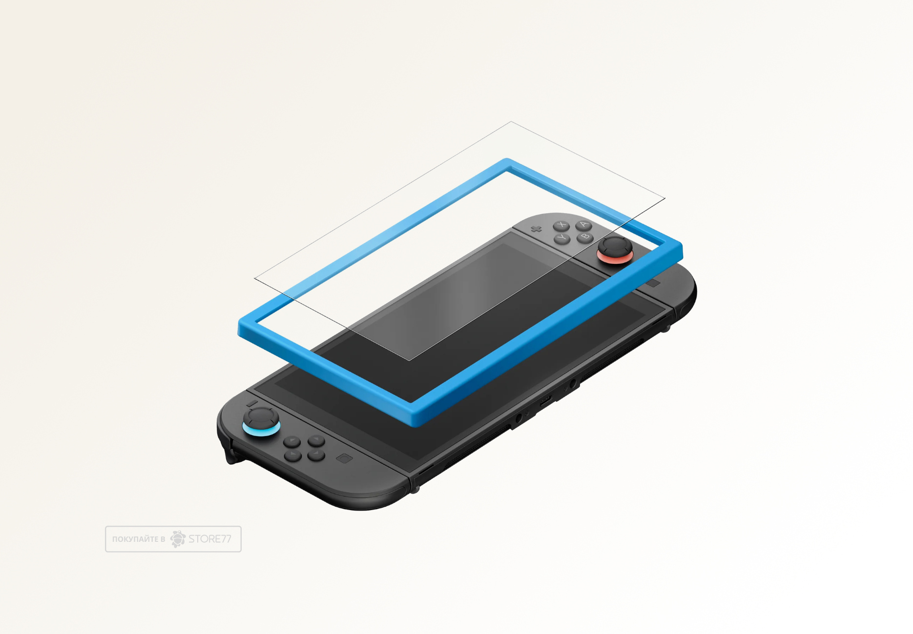 Защитное стекло Uniq OPTIX Matte Clear для Nintendo Switch 2 (Прозрачное)