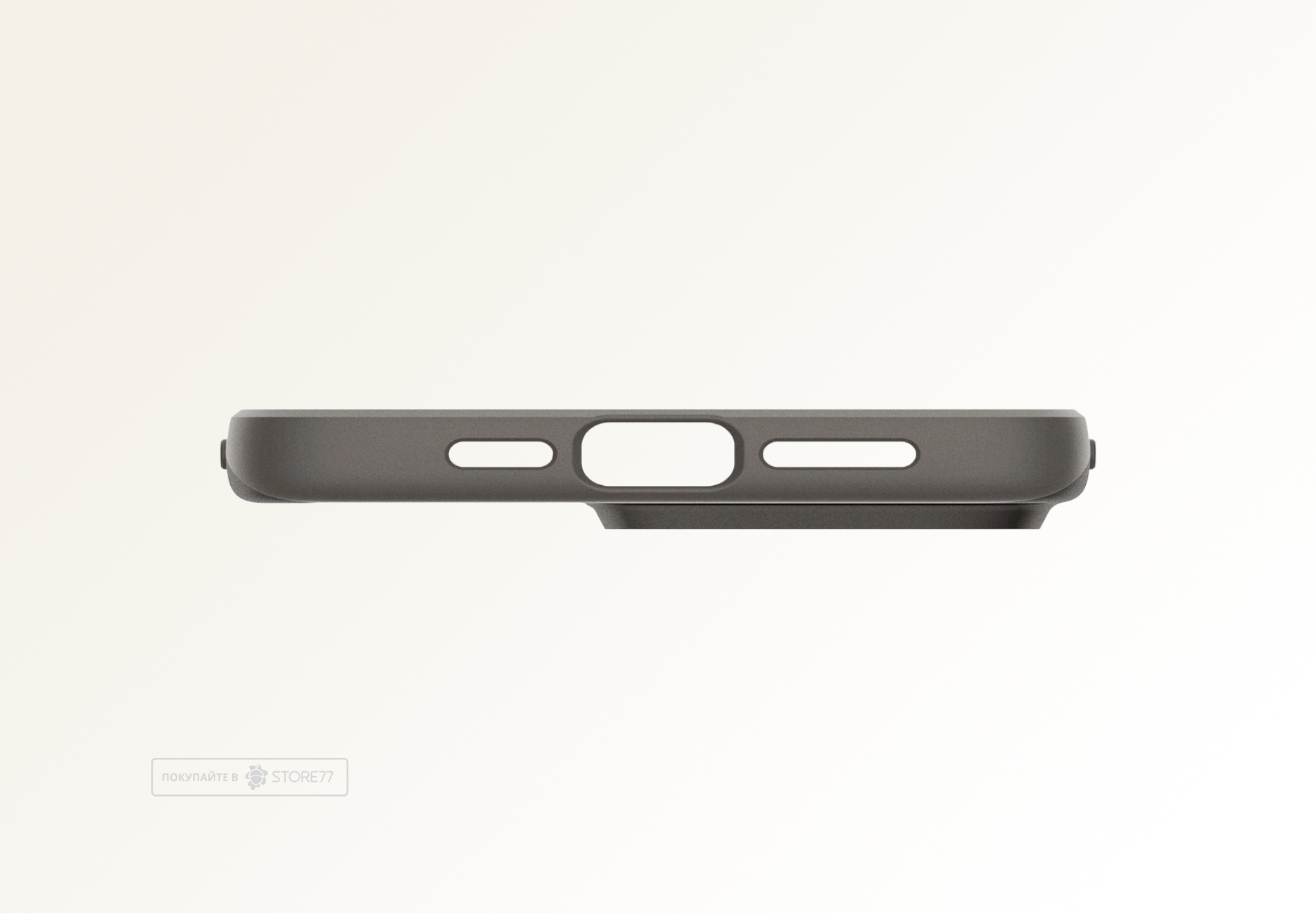 Чехол защитный Spigen для iPhone 15 Pro Thin Fit (Серый)