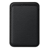 Картхолдер Pitaka Woven Wallet MagSafe (Black/Grey)