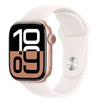 Часы Apple Watch Series 10 42mm Rose Gold Aluminium Case, Sport Band (Light Blush) S/M