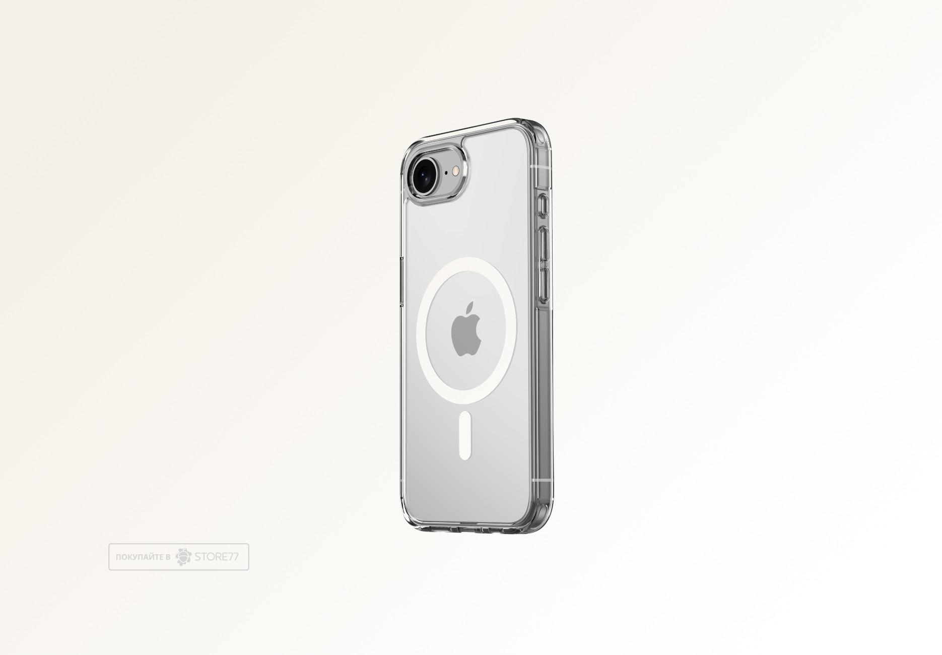 Чехол Gurdini Alba Series with MagSafe для iPhone 16е (Прозрачный)