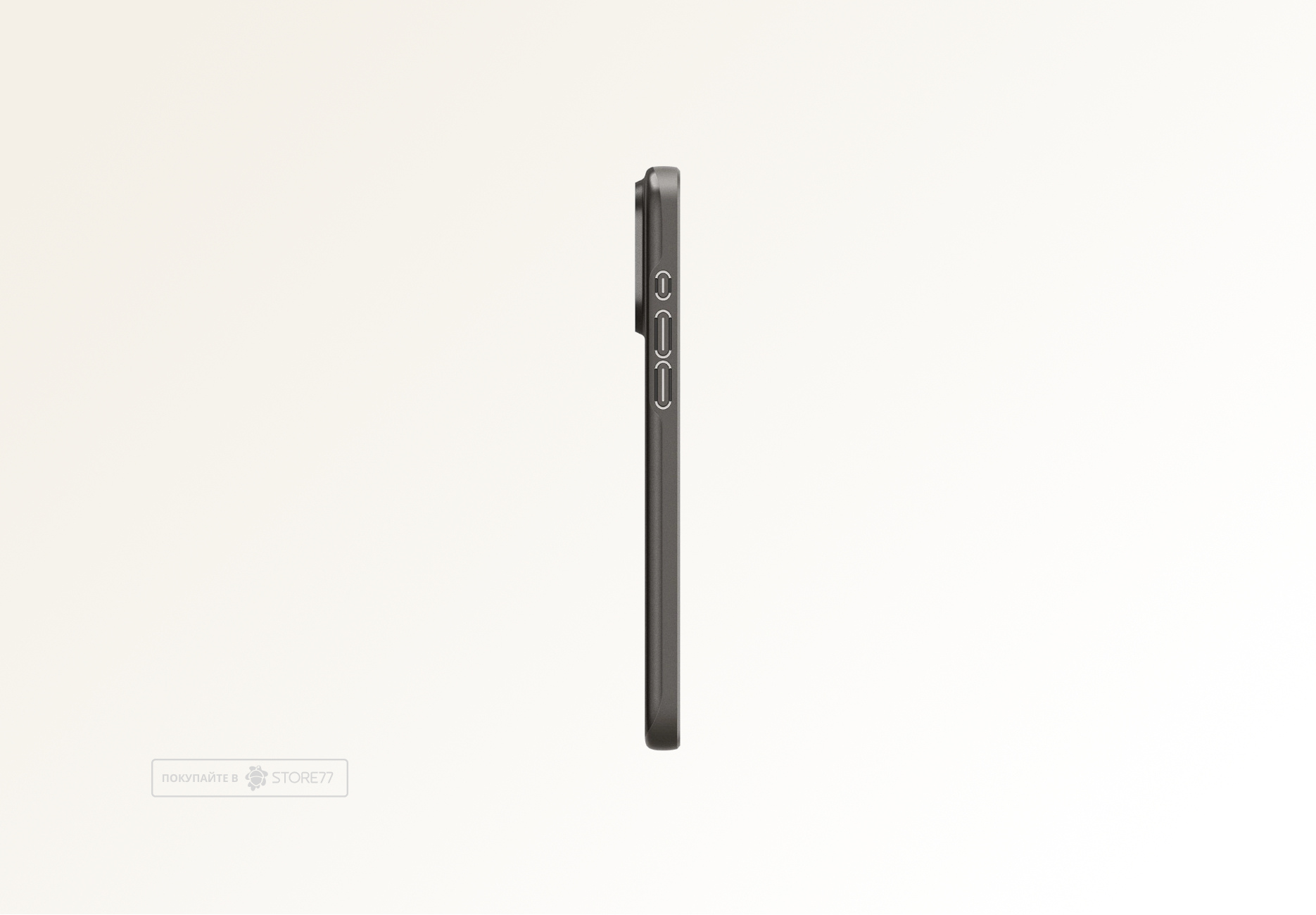 Чехол защитный Spigen для iPhone 15 Pro Thin Fit (Серый)