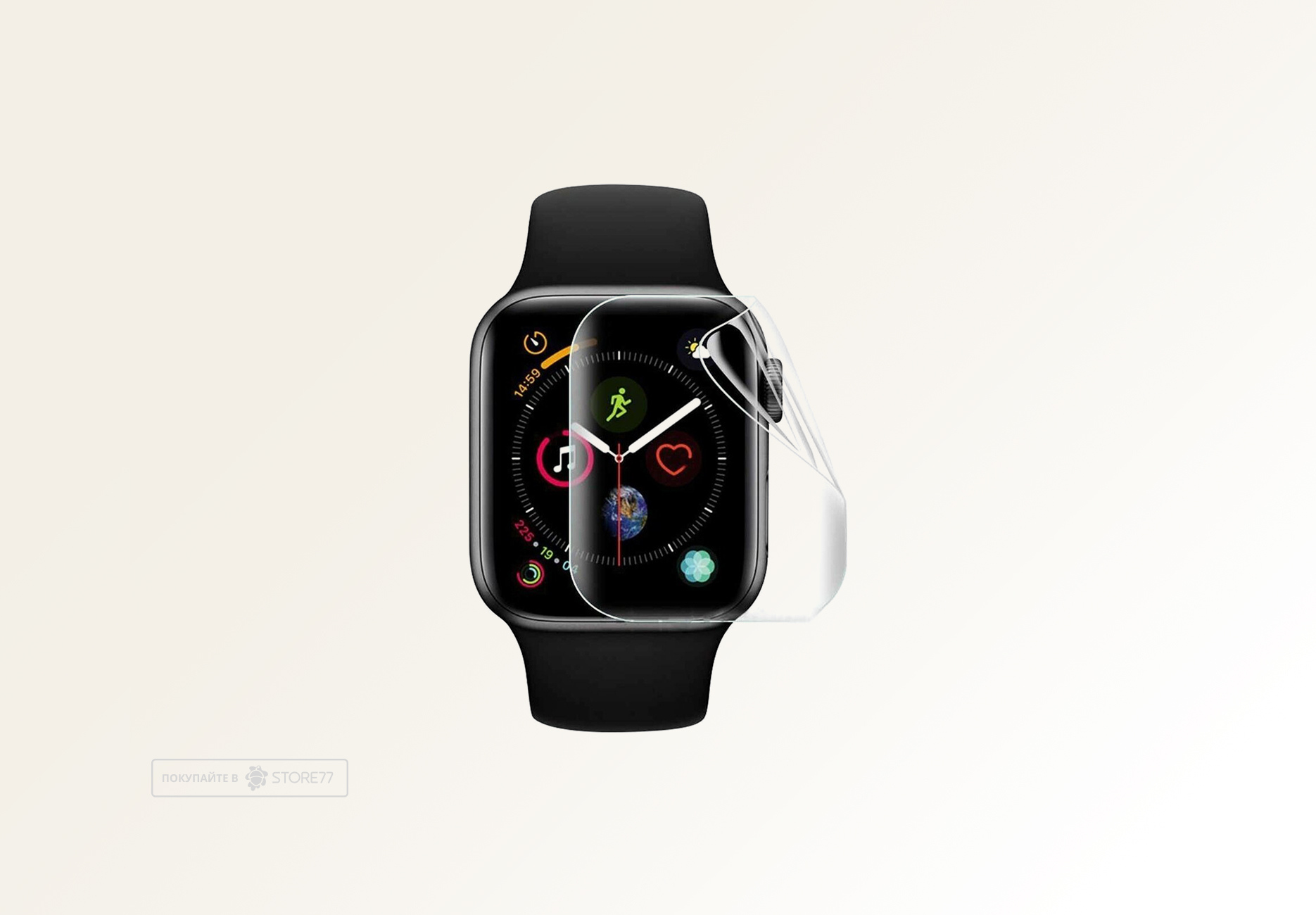 Гидрогелевая пленка для Apple Watch 45mm (Глянцевая)