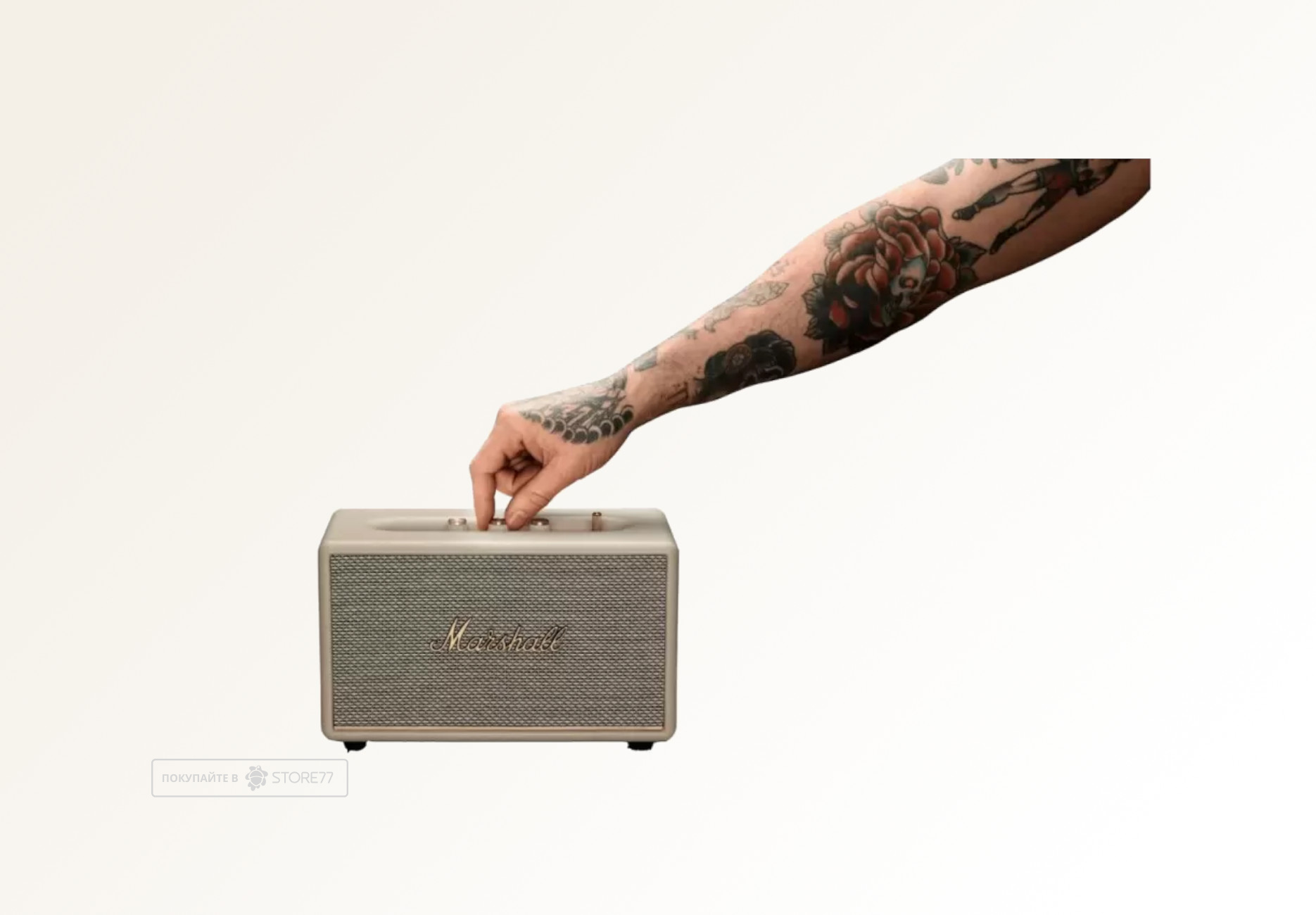 Портативная акустика Marshall Acton 3 (Бежевая)