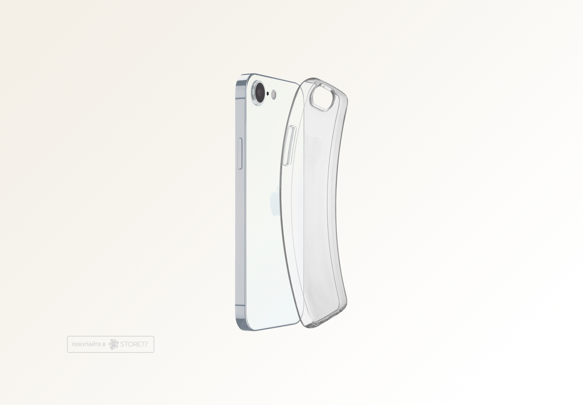 Чехол силиконовый для Apple iPhone 16е плотный (Прозрачный)