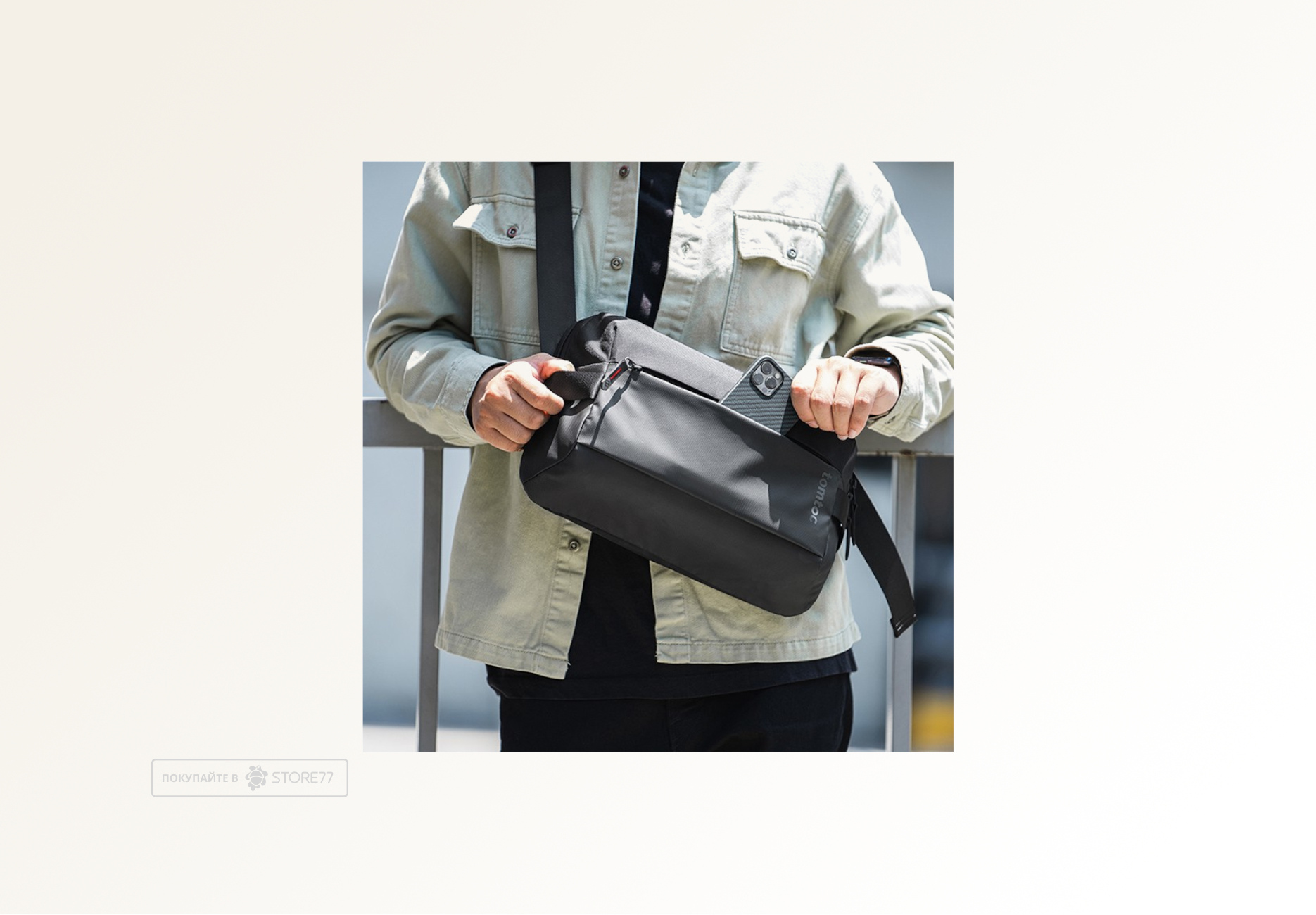 Сумка-слинг Tomtoc Explorer Sling Bag M 11" (Черная)