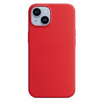 Чехол Protect для iPhone 14 Plus Magsafe Silicon Case (PRODUCT RED)