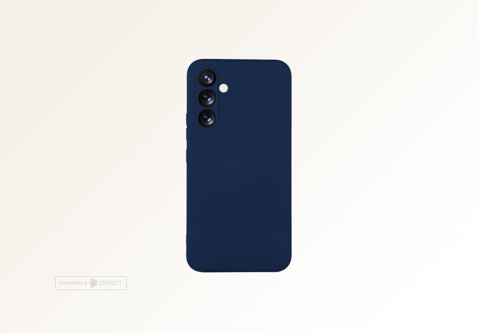 Чехол силиконовый Silicon Cover для Samsung Galaxy A55 (Темно-синий)