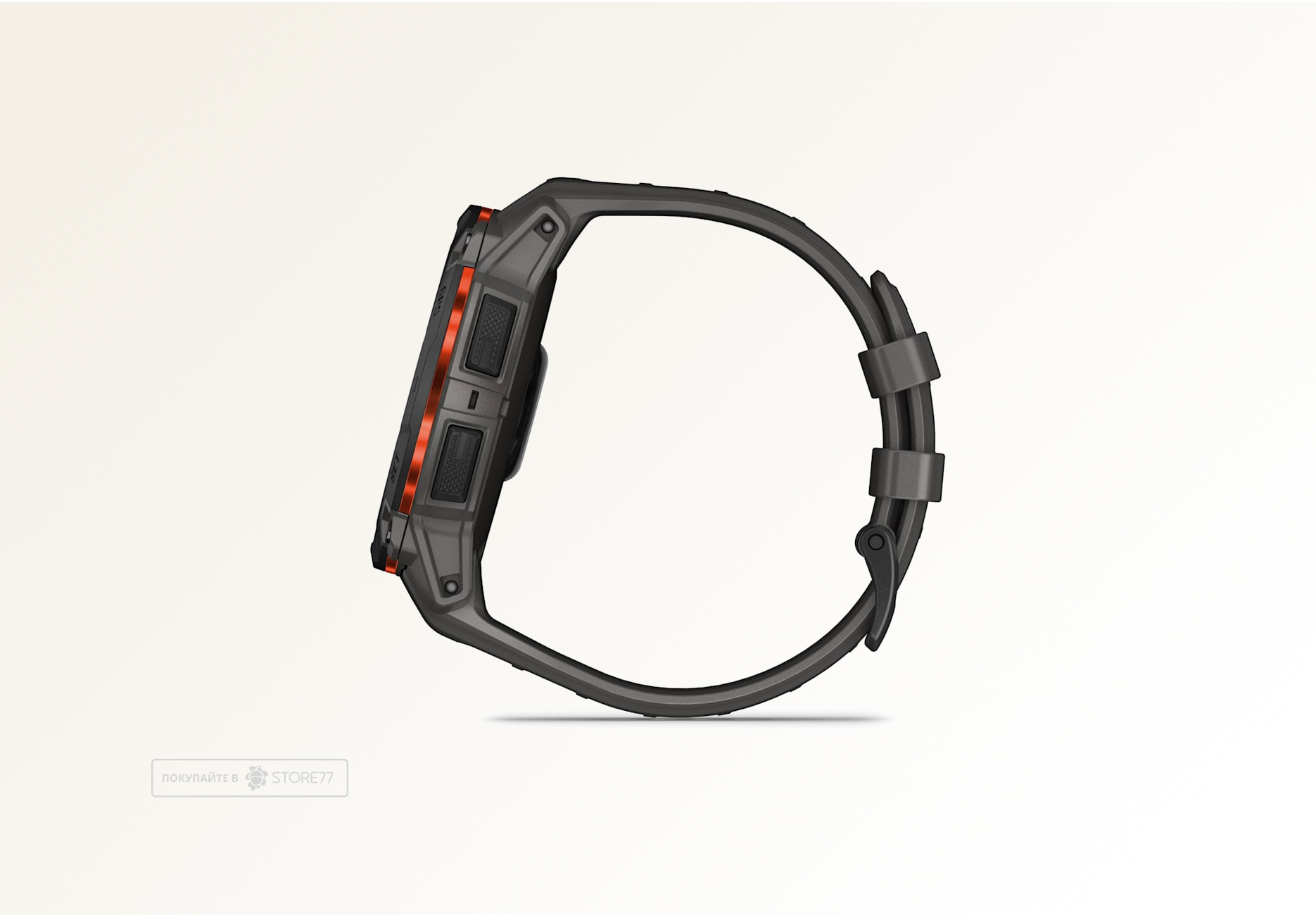 Умные часы Garmin INSTINCT 3 50 mm Solar Black/Charcoal Band
