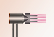 Фен Dyson Supersonic HD07 (Яркий никель/Медный) Вилка EU