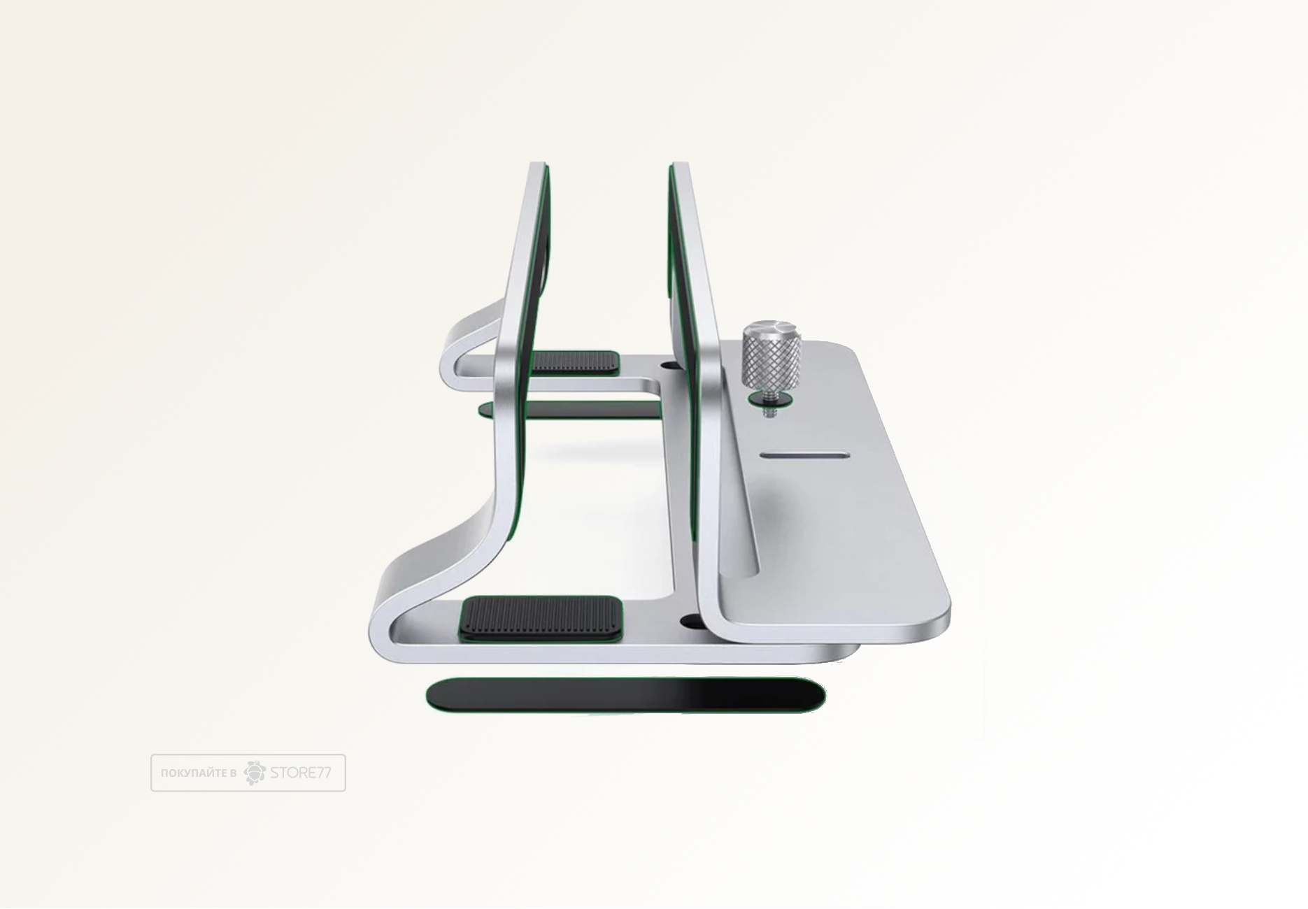 Подставка для ноутбука UGREEN LP258 Vertical Laptop Stand (Серебристая)