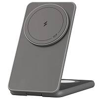 Беспроводное зарядное устройство VLP Alum Power Pro для Apple (Натуральный Титан)