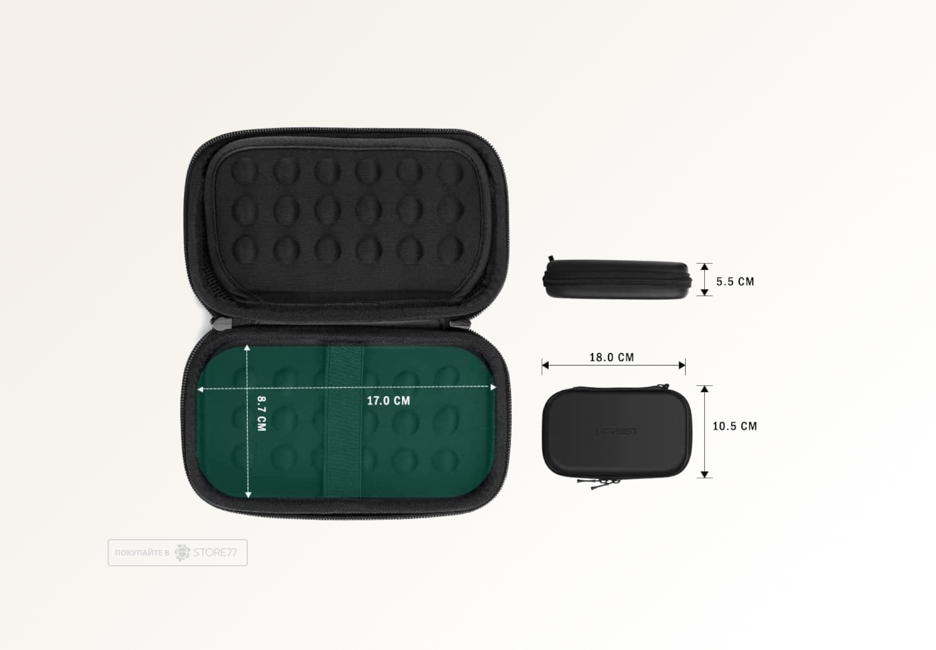 Органайзер для аксессуаров UGREEN LP128 (Черный)