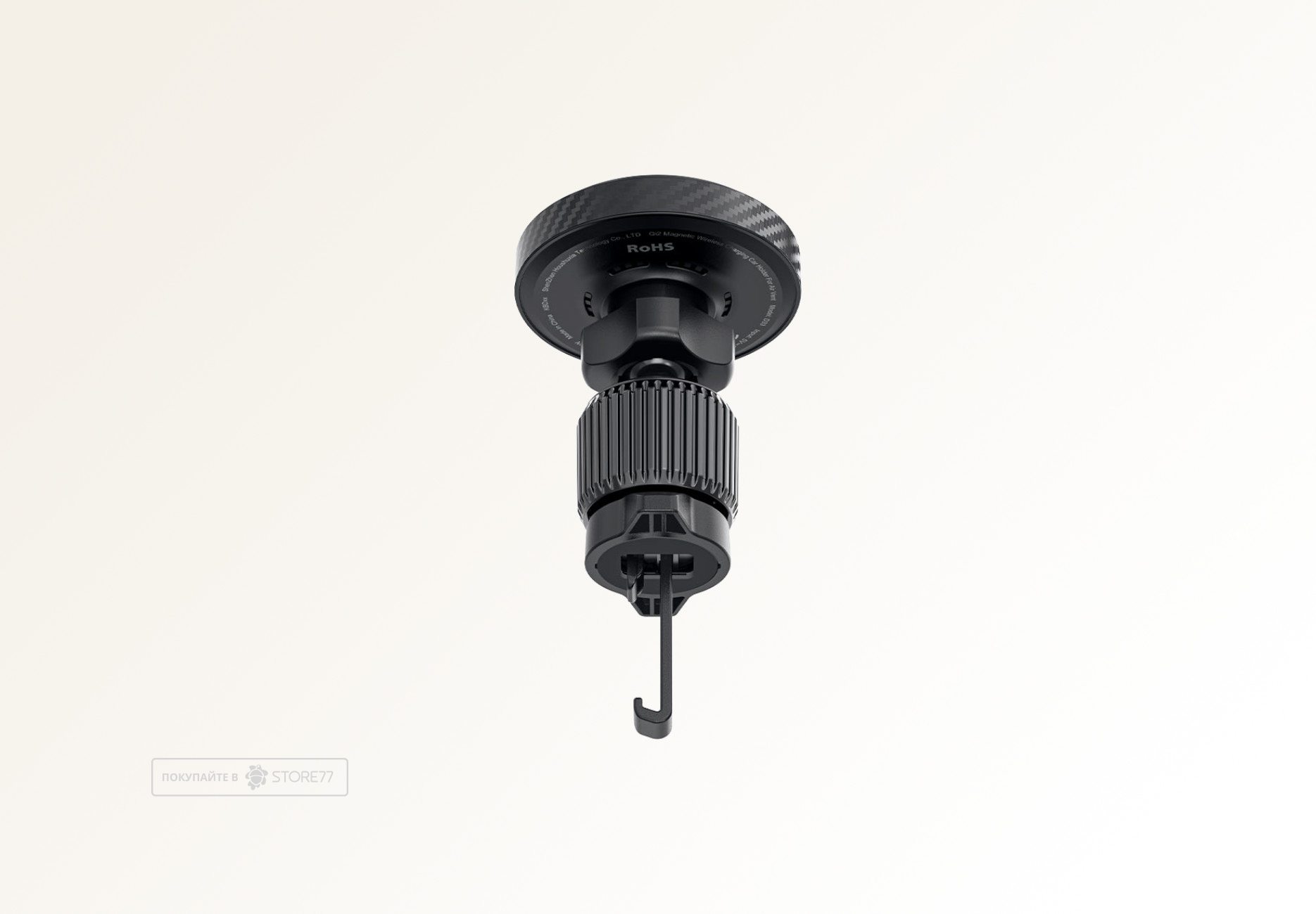 Автомобильный держатель ACEFAST D33 Magnetic Wireless Qi2 Charger 15W с MagSafe (Черный)