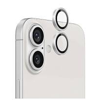 Защитное стекло Remax на линзы камер для iPhone 16/16 Plus (White)