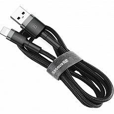 Кабель Baseus Kevlar USB-A - Lightning Cable 0.5m (Черный)
