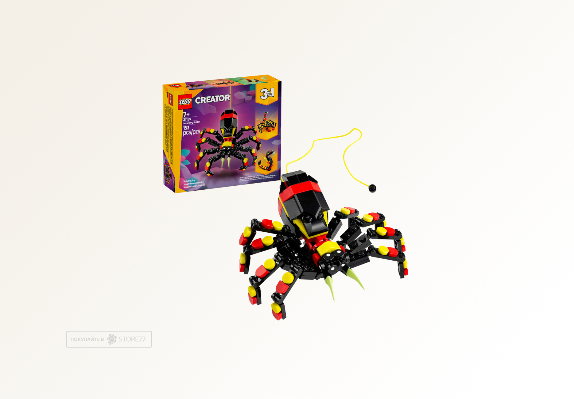 Конструктор LEGO Creator 31159 Дикие животные: удивительный паук