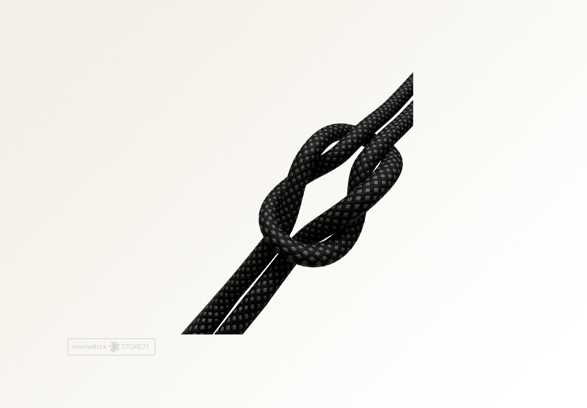 Кабель VLP Thunder Cable USB C - USB C, 240W, 1м кевларовый (Черный)