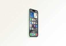 Чехол Protect для iPhone 15 Pro Silicon Case (Soft Mint)