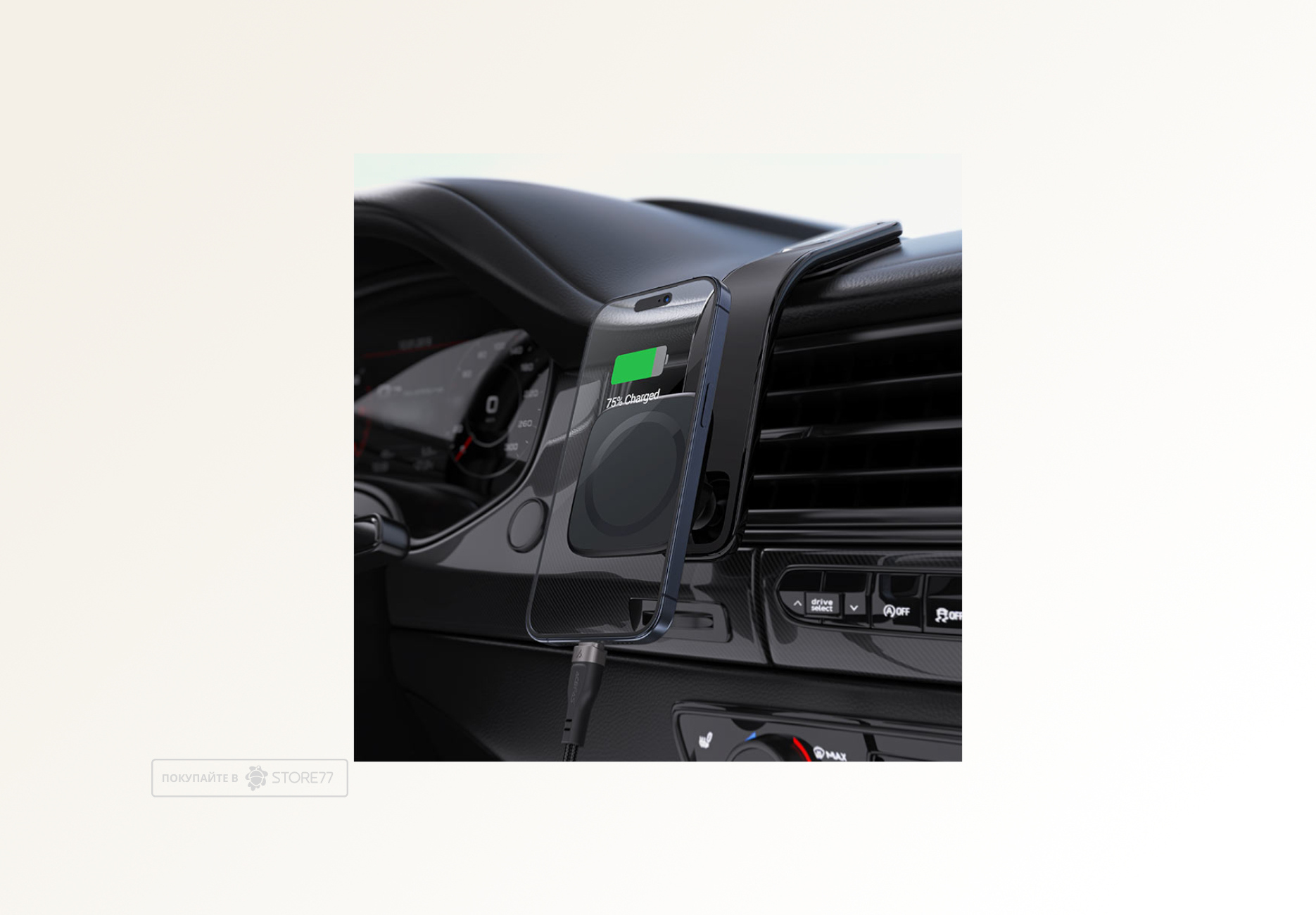 Автомобильный держатель ACEFAST D29 с гибким основанием (Черный)