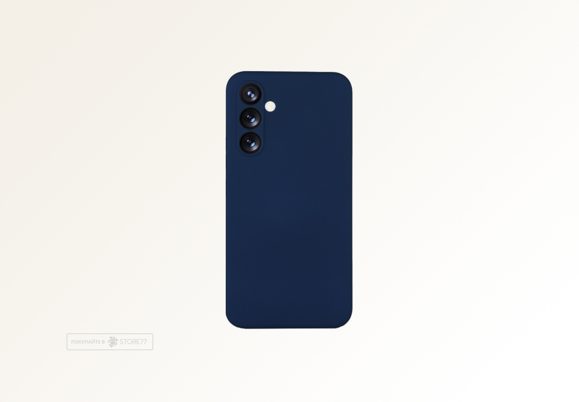 Чехол силиконовый Silicon Cover для Samsung Galaxy A16 (Темно-синий)