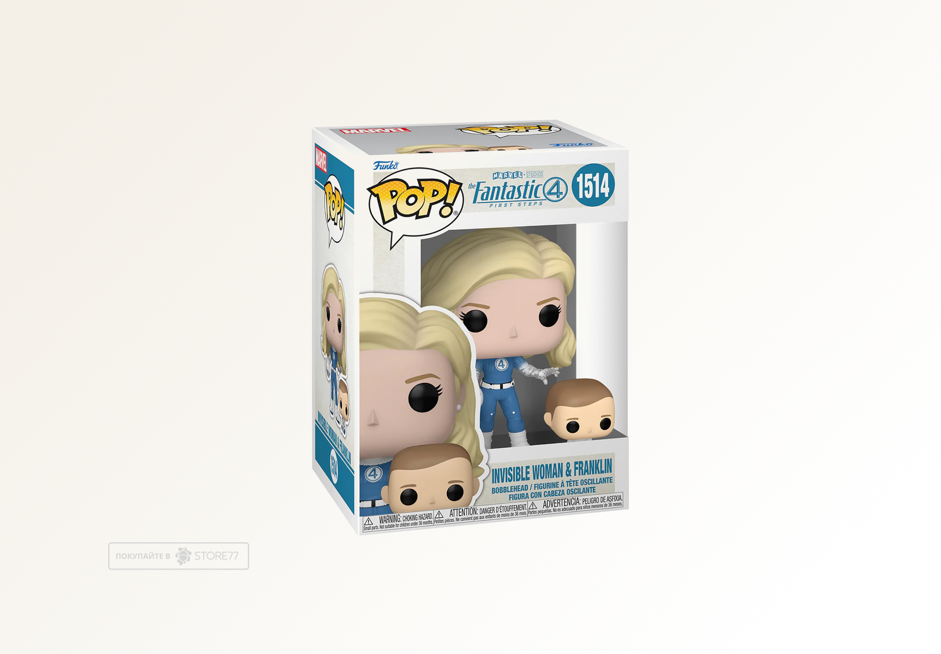 Фигурка Funko POP! Bobble Marvel Fantastic Four FF Invisible Woman & Franklin (1514)